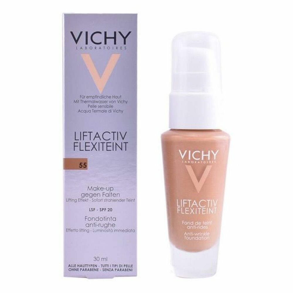 Fundo de Maquilhagem Líquido Liftactiv Flexiteint Vichy Liftactiv Flexiteint (30 ml) Nº 55 Spf 20