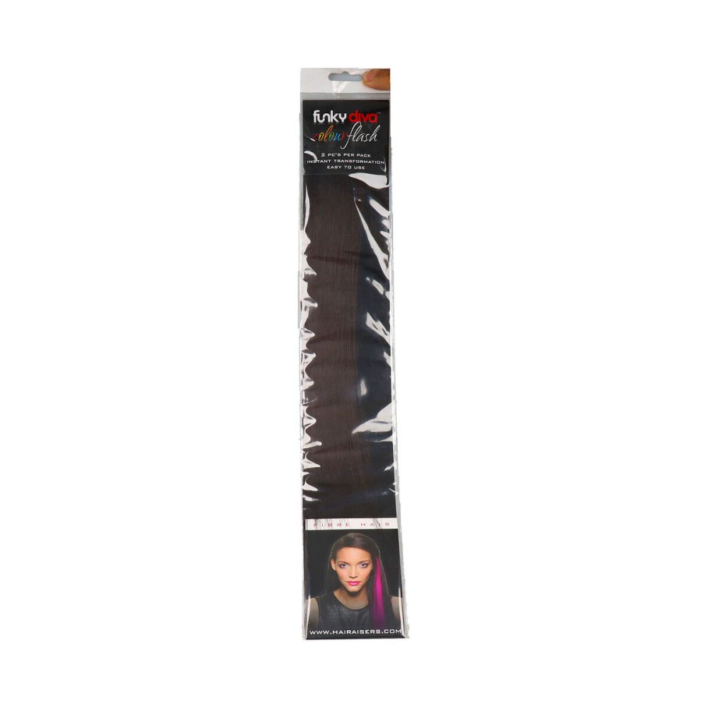 Extensões para o Cabelo Funky Diva Color Flash Castanho