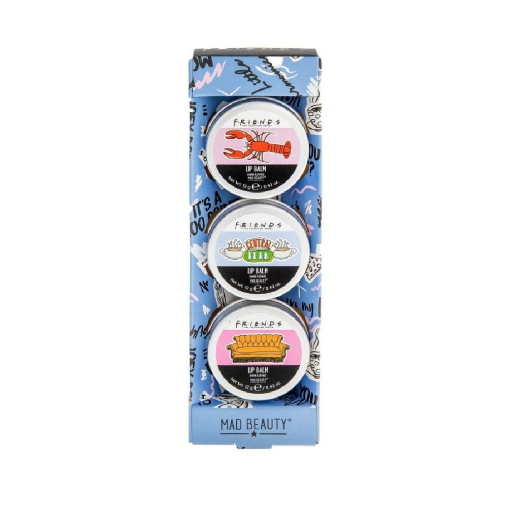 Bálsamo Labial Mad Beauty Friends 3 Peças