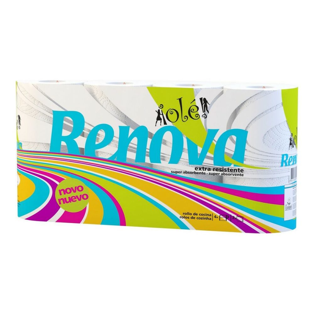 Papel de cozinha Renova Renova_54 (4 uds)
