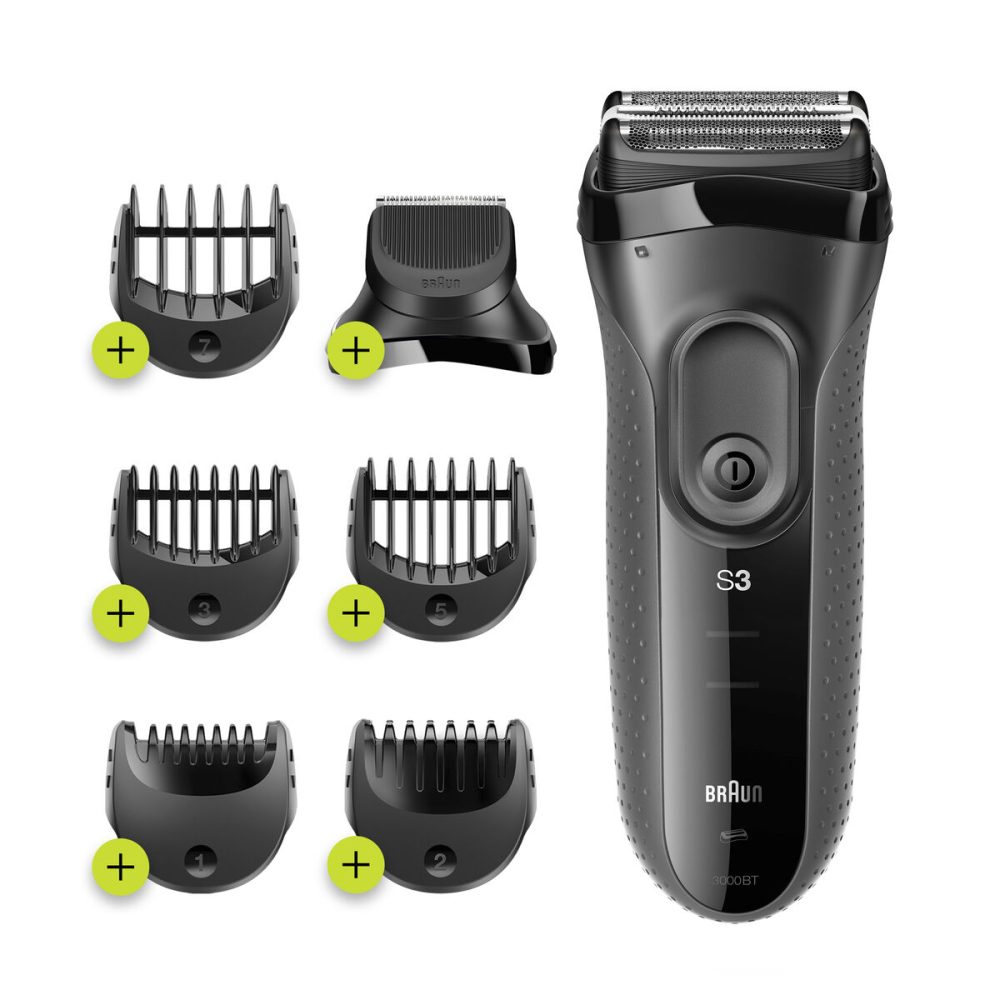 Barbeador elétrico Braun 3000BT (1 Unidade)