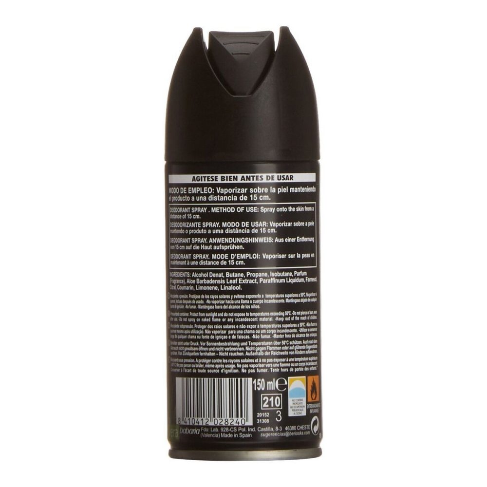 Desodorizante em Spray Men Babaria Chocolate (150 ml) - Image 2