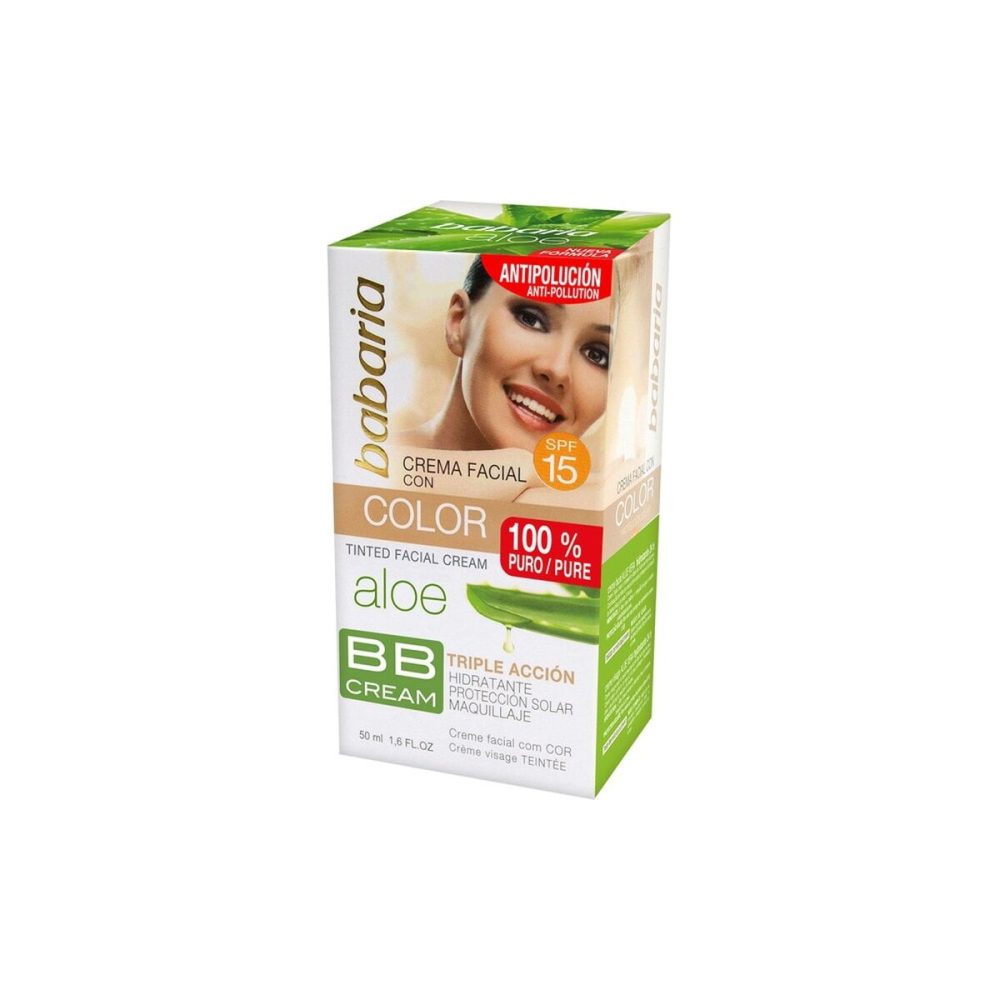Creme Hidratante Efeito Maquilhagem Babaria Spf 15 50 ml SPF 15 (50 ml)