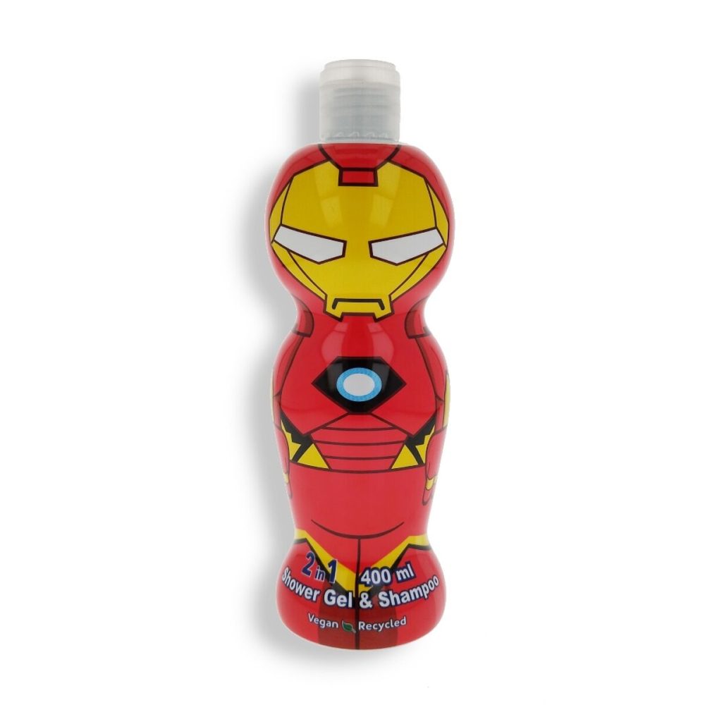 Gel e Champô 2 em 1 Spider-Man Iron Men 400 ml