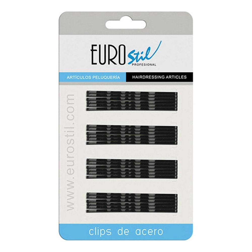 Ganchos para o Cabelo Eurostil TP-8423029012403_2525_Vendor (24 uds)