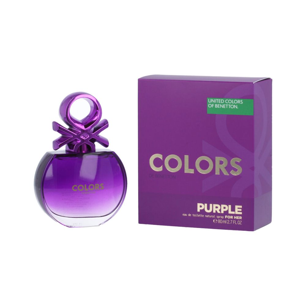 Perfume Mulher Benetton EDT Colors De Benetton Purple (80 ml)