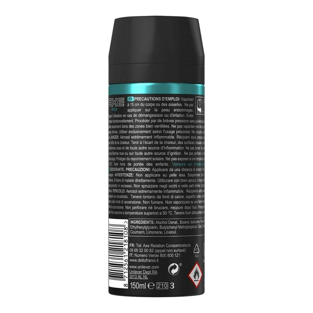 Desodorizante em Spray Apollo Axe Apollo (150 ml) - Image 4
