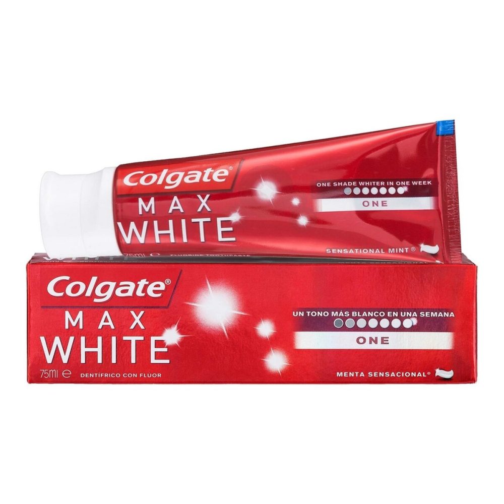 Pasta de Dentes Branqueadora Colgate Max White One Cartão (75 ml) - Image 3