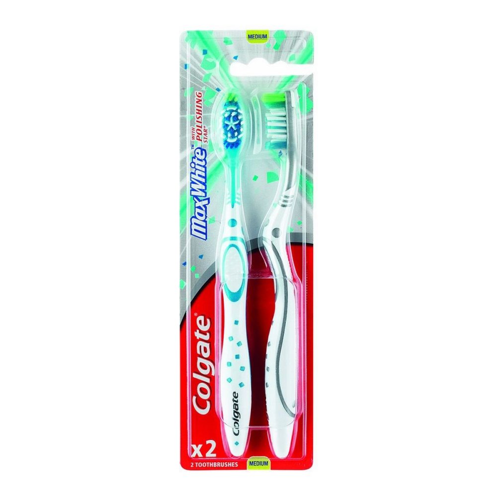 Escova de Dentes Colgate Max White (2 uds)