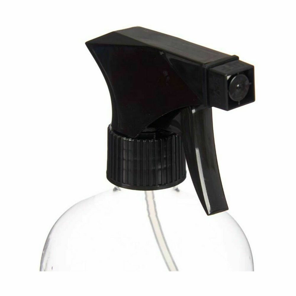 Garrafa Pulverizadora Preto Transparente Plástico 1 L (12 Unidades) - Image 2