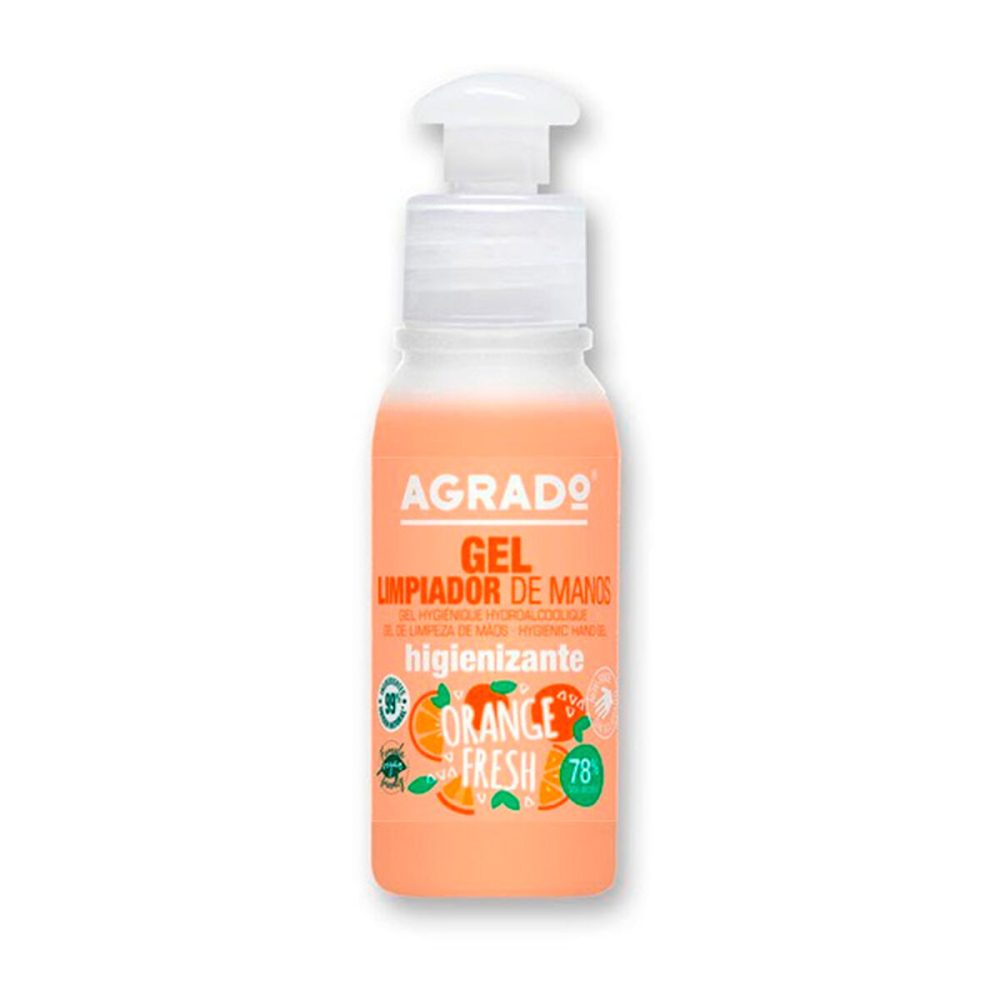 Gel de Mãos Higienizante Agrado Laranja 80 ml