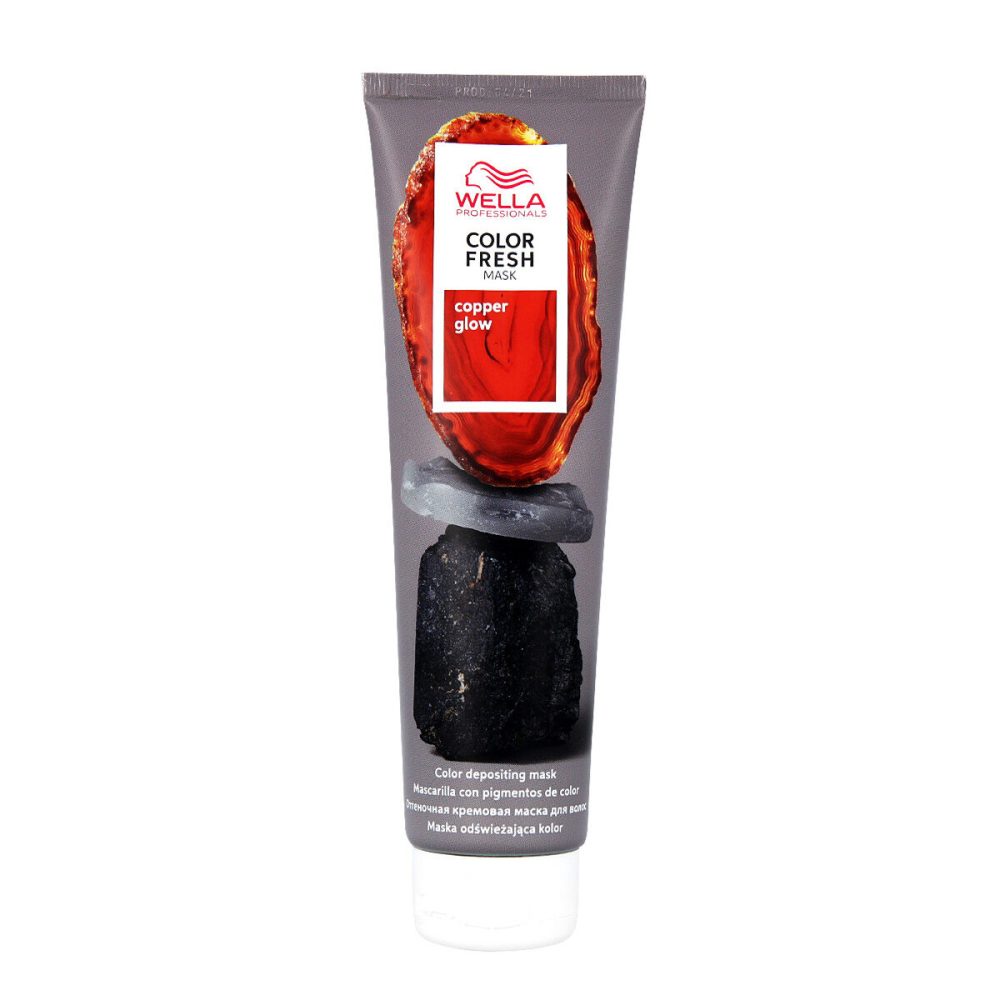 Máscara com pigmentos de cor Wella Color Fresh Copper Glow 150 ml